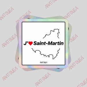 J'aime Saint-Martin rouge