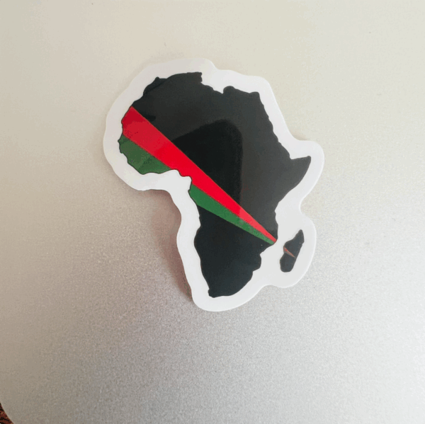Sticker Unity « Carte de l’Afrique » – Élégance et Simplicité (bordure transparent) – Image 2
