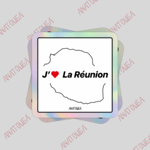 J'aime La Réunion Rouge