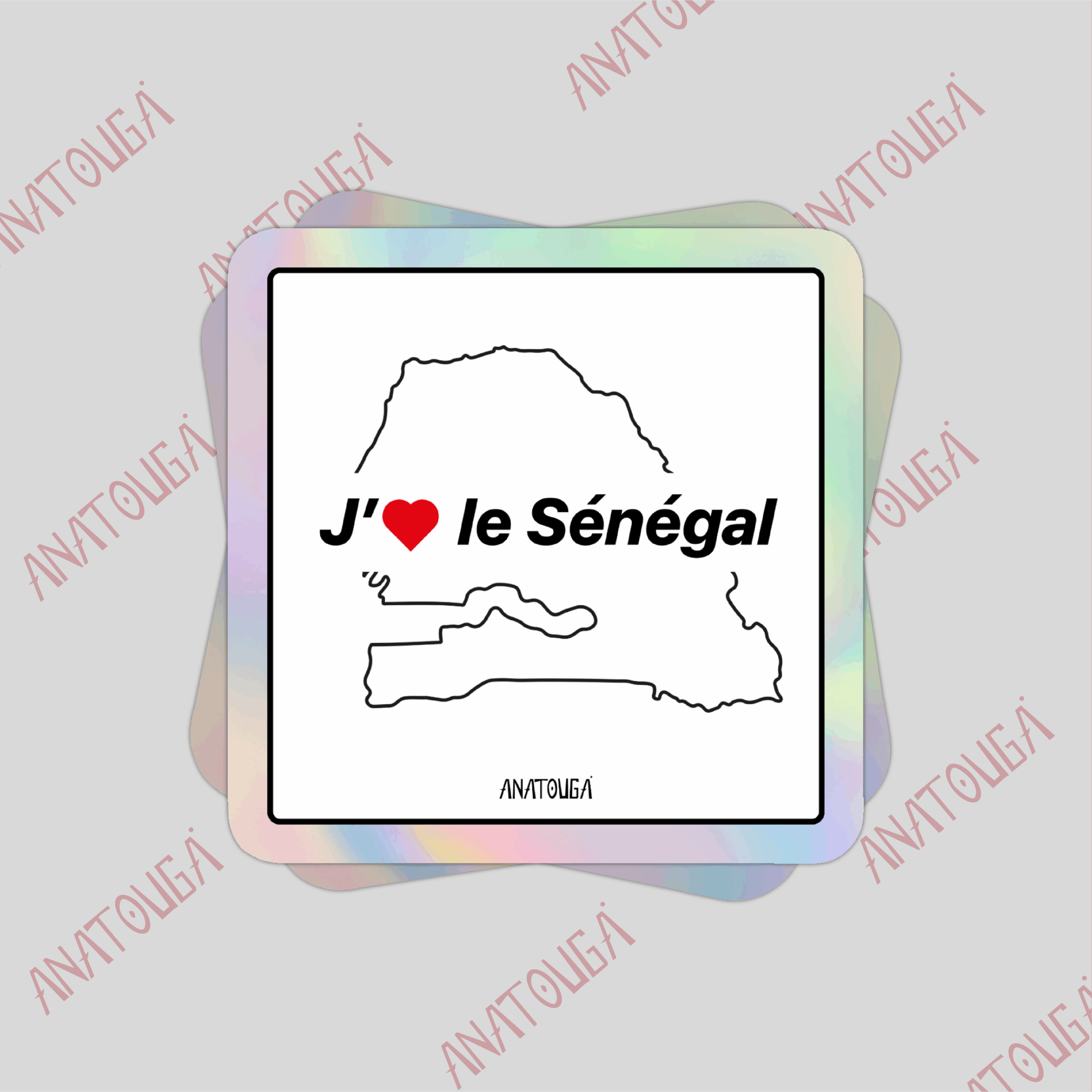 J'aime le Sénégal Rouge