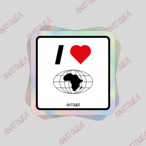 Map I love Africa